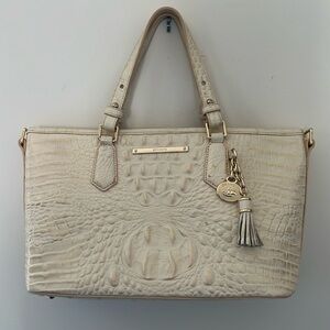 Brahmin Mini Asher - Bone